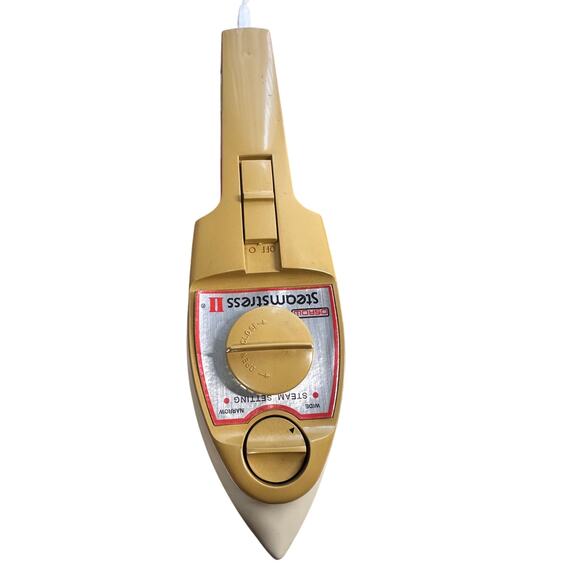 Vintage OSROW Steamstress II Lightweight Steam Iron -w/Box & Cup - WORKS! - Picture 3 of 7